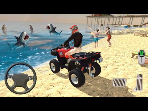 Emergency ATV Quad Bike Driving - Coast Guard Beach Rescue Team - Android Gameplay