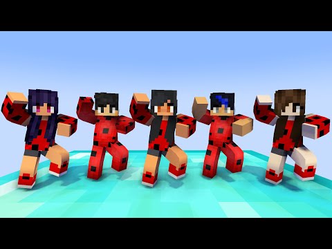 MONSTER SCHOOL : GANGNAM STYLE LADYBUG APHMAU AND FRIENDS - MINECRAFT ANIMATION