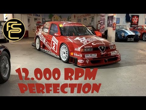 Super rare 12.000 Rpm ALFA ROMEO 155 V6 Ti DTM - REVIEW (Onboard + engine sound)
