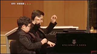 J. Strauss II Fledermaus-Overture, piano 4 hands. Patrick Lechner and Liu Zewen (11)