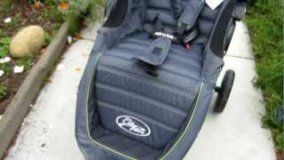 The original Stroller Prince folding the Baby Jogger City Mini GT