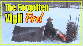 The Vigil Fire! — A Horace Kephart Style Fire Lay That Burns for Hours!