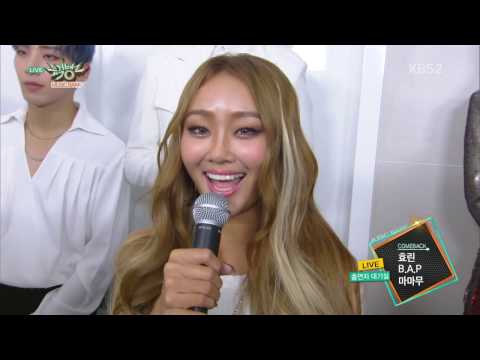 161111 Music Bank Hyorin&Mamamoo&BAP Backstage