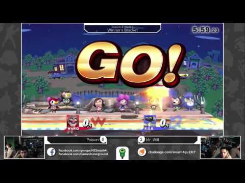 S4@GU 1-3 (Winner's Bracket): Mr. Will (ROB) vs Poison (Wario)