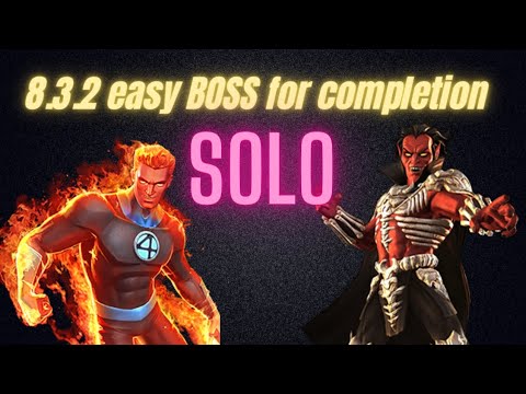 Act 8.3.2 Easy Boss For Completion Mephisto vs Human Torch Solo Fight Mcoc hearthacker