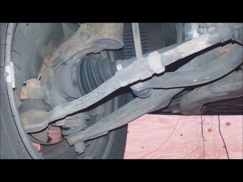 2006-2011 Kia Rio outer tie rod, ball joint, sway bar link pin replacement