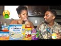 BABY FOOD CHALLENGE BOYFRIEND THROWS UP