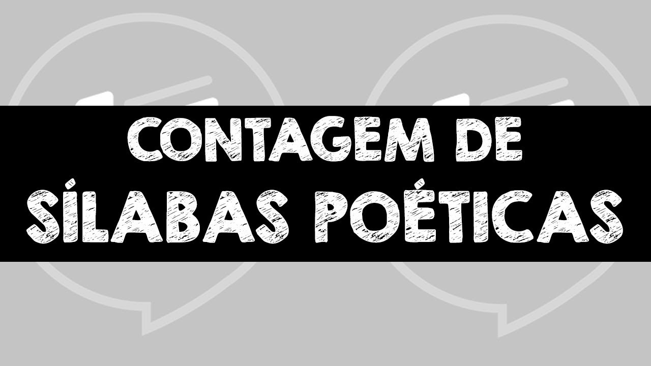 CONTAGEM DE SÍLABAS POÉTICAS - dica prática com professor Beto Brito
