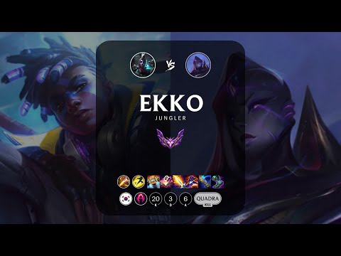 Ekko Jungle vs Bel'Veth - KR Master Patch 14.4