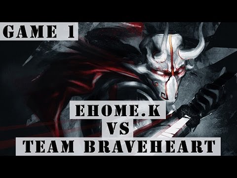 Dota 2 Gameplay - EHome.K vs Team BraveHeart (StarLadder i-League SLTV Star Series 13 Game 1)