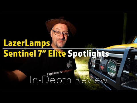 LazerLamps Sentinel Elite Spotlight Test | @4xAdventures #4wd #touring #review #lazerlampsausnz