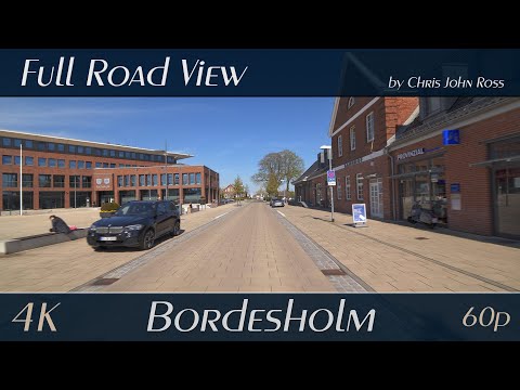 Bordesholm, Schleswig-Holstein, Germany: Bahnhofstraße, Mühlenstraße, Steindamm - 4K (2160p/60p) UHD