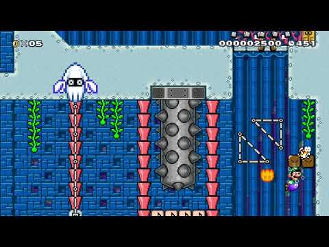 Dragon King Royal Palace by LunyRem 🍄 Super Mario Maker 2 😶 No Commentary　#aco