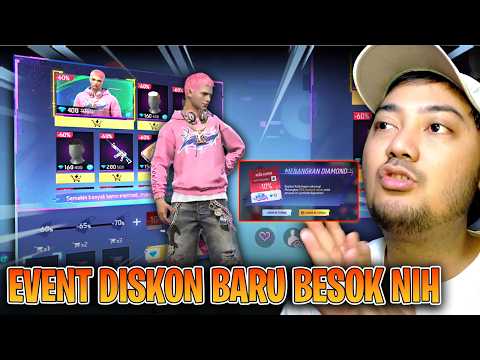 EVENT DISKON BARU BESOK NIH..!!! - free fire