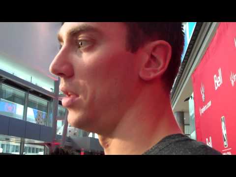 Tyler Hansbrough talks playing with the Toronto Raptors