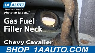 How To Install Replace Rusted Gas Fuel Filler Neck 1999-05 Chevy Cavalier Pontiac Sunfire