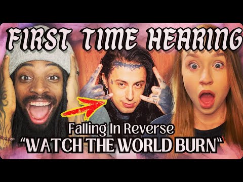 We listened to Falling In Reverse for the FIRST time! AMAZING! Watch The World Burn REACTION