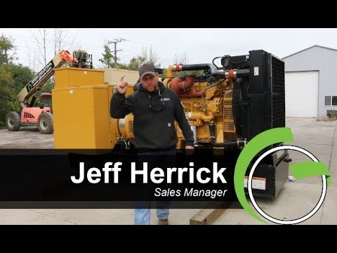 Green Industrial - USED DIESEL GENERATOR FOR SALE 500 KW CAT 3456 YEAR 2002 155 HOURS