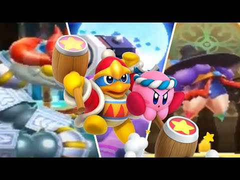 Kirby Triple Deluxe(Dedede Tour & True Arena final boss) All DX Bosses No Damage