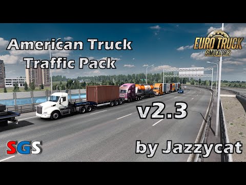 |ETS2 1.38| American Truck Traffic Pack v2.3 by Jazzycat [Mod]