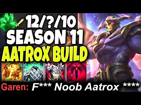 Tilt ALL with this Max Heal Season 11 Aatrox Build 🔥 Up to 180% 🔥 LoL Aatrox Preseason s11 Gameplay