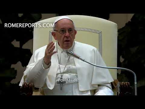 Papa: ¨No lleguen con el tiempo justo a misa¨