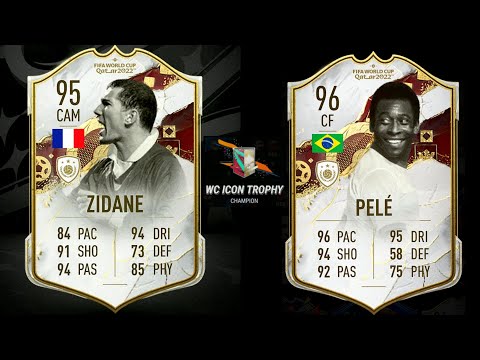 Using 96 Rating WC ICON Pele in WORLD CUP TROPHY FINAL [Madfut 23]