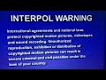 FBI Warning Interpol Warning Screen Lyrick Studios Big Idea 10th Anniversary Logo