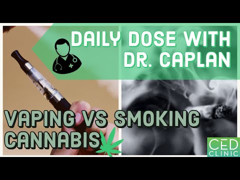 Vaping vs Smoking Cannabis: Daily Dose With Dr. Caplan