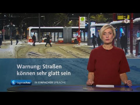 tagesschau in Einfacher Sprache 19:00 Uhr, 12.01.2026