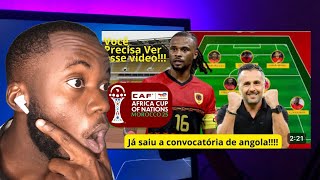 CONVOCATÓRIA DE ANGOLA PARA O CAN2025 EM MARROCOS 