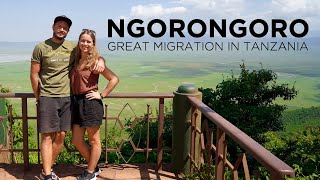 NGORONGORO, Tanzania: VULKAAN krater vol DIEREN - Reis mee door Afrika!