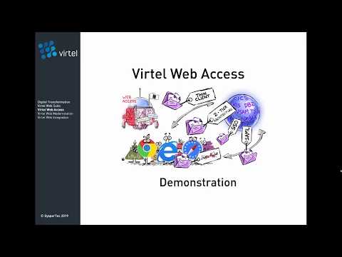 Demonstration of a secure TN3270 replacement and much more: Virtel Web Access