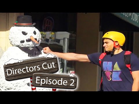 Scary Snowman Prank - Fight Or Flight Bloopers Reel