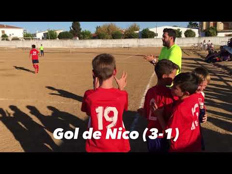 ALEVIN/ GOLES J.2ª ATLETICO PUEBLONUEVO 3 - CD GUADIANA B 4 (27/10/17)