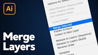 How to Merge Layers in Illustrator