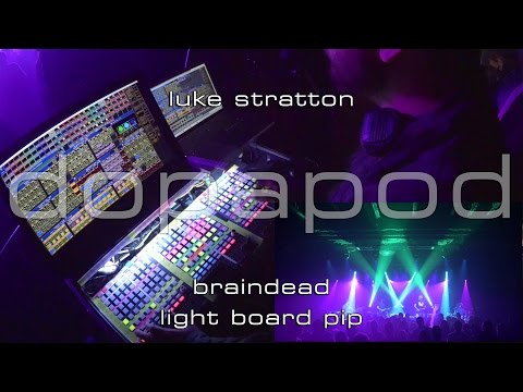 Luke Stratton Designs lights Dopapod's Braindead [4K PIP lightboard cam]