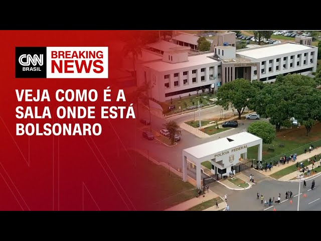 CNN tem acesso à sala onde Bolsonaro está preso | AGORA CNN