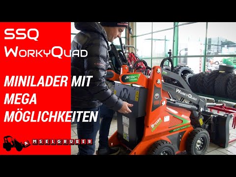 CAST MINILADER IM TEST: SSQ11, SSQ15 ECOQUAD WORKY-QUAD - Amselgruber Landtechnik (2022)