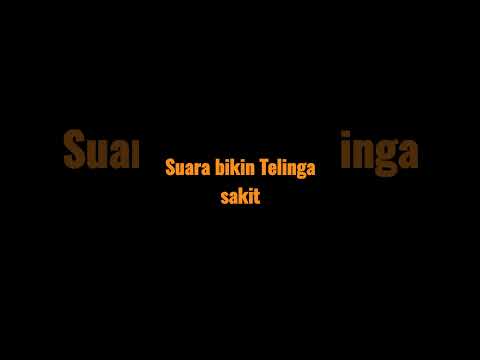 suara bikin Telinga sakit