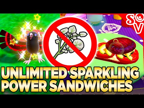 UNLIMITED Sparkling Power Sandwiches! No Herba Consumed & New Recipes - Pokemon Scarlet and Violet
