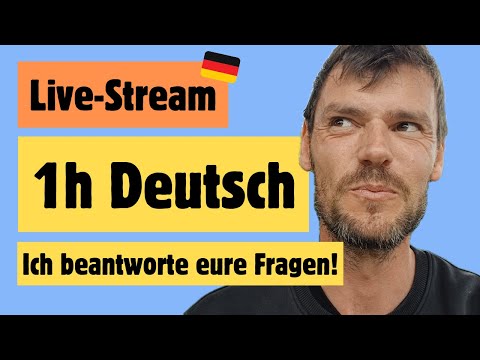 Eine Stunde Deutsch | Sonntag mit Sven  (Live-Stream #3)