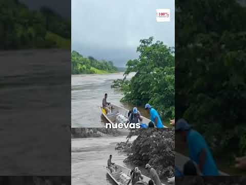 🚨 ¡Río se desborda! Evacúan familias en Paiwas