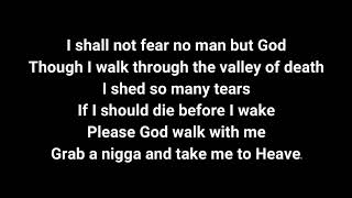 2PAC so many tears (lyrics)