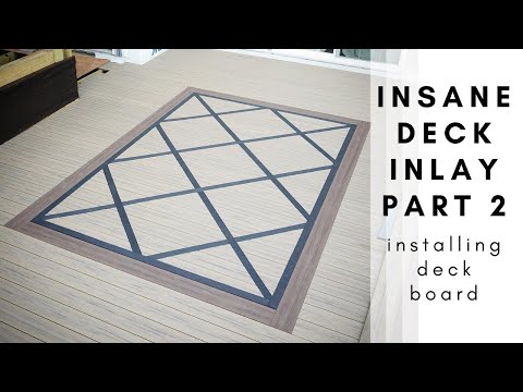 Installing a Crazy Deck Inlay PART 2 - Deck Board Installation
