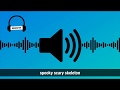 Spooky scary skeleton sound effect