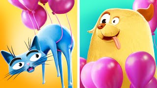 Who Will Get a Balloon? Cat vs Dog vs Hamster