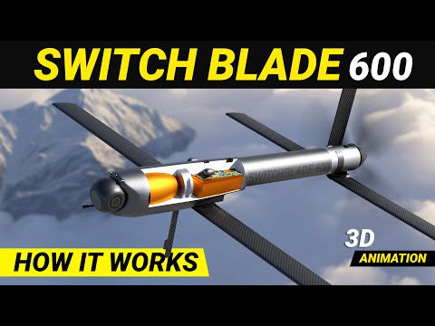 Switchblade 600 Loitering missile | Kamikazi drone How it works #loiteringmunition #drones
