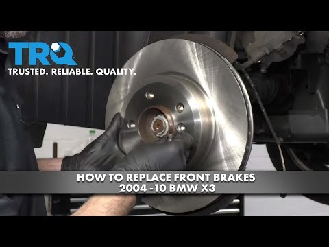 How to Replace Front Brakes 2004-10 BMW X3