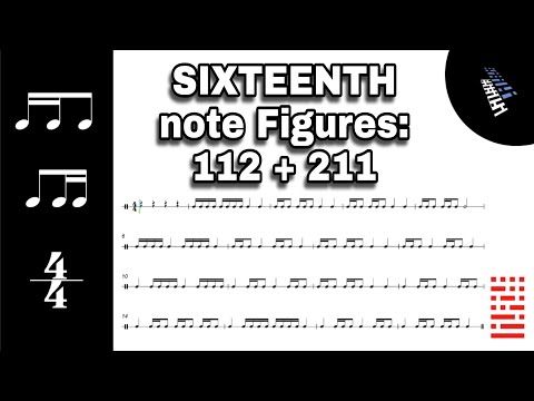 SIXTEENTH note Figures: 112 + 211 | RHYTHM READING To Improve Your Skills!